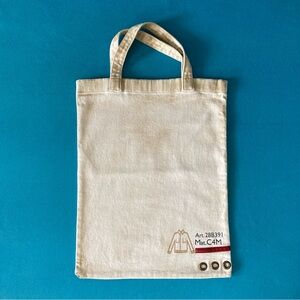 Prada canvas tote bag